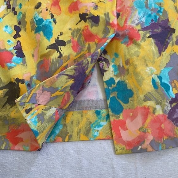 J Crew pencil skirt. Bright multicolored size 6 - Picture 8 of 8